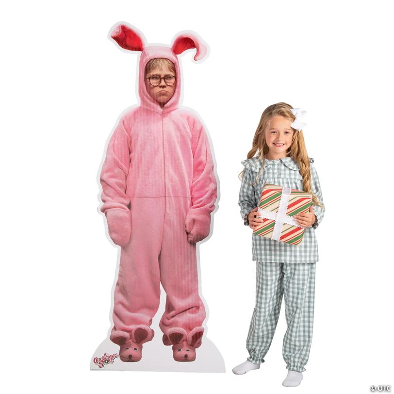 A Christmas Story&amp;#8482; Ralphie in Bunny Costume Life-Size Cardboard Cutout Stand-Up - 5 ft Image