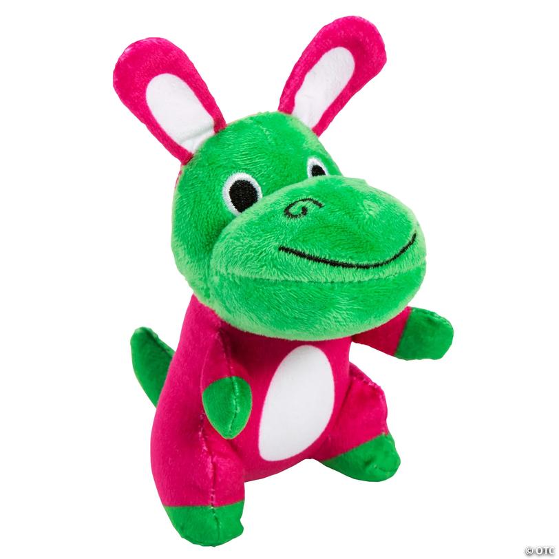 3" x 5 1/2" Easter Stuffed Dinosaur in Bunny Suit - 12 Pc. Image