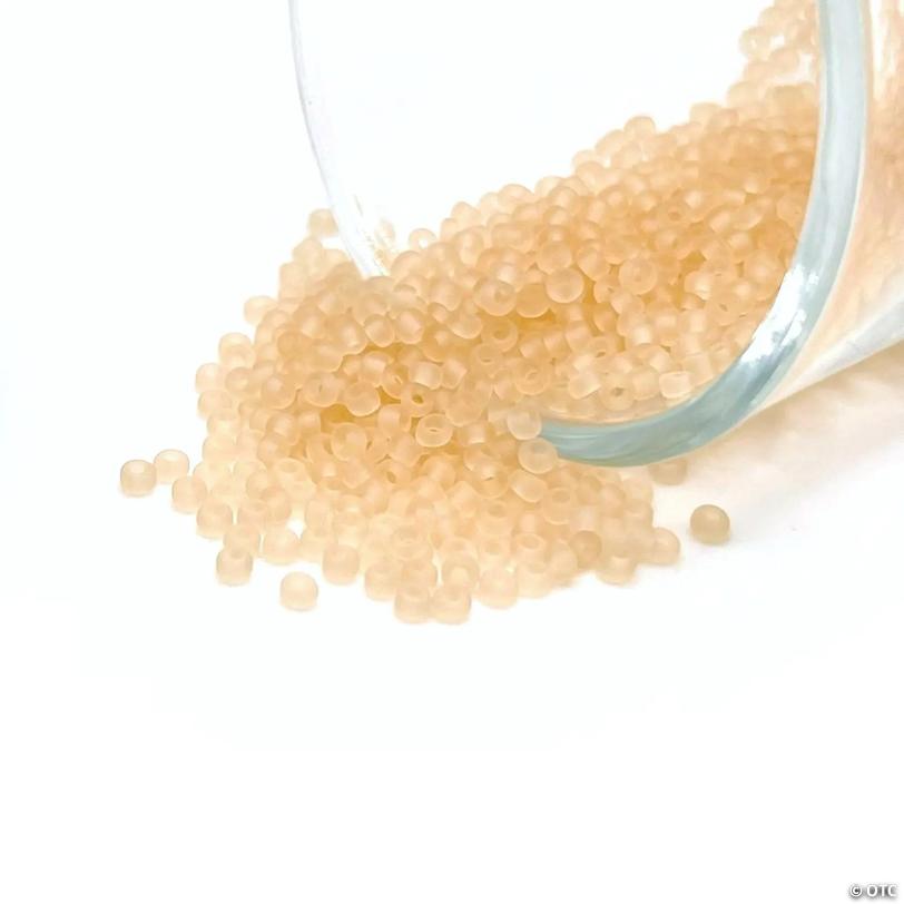 50 grams Pink 12/0 Glass Seed Beads Image