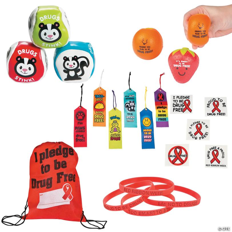 Red Ribbon Week Kit for 24 | Oriental Trading