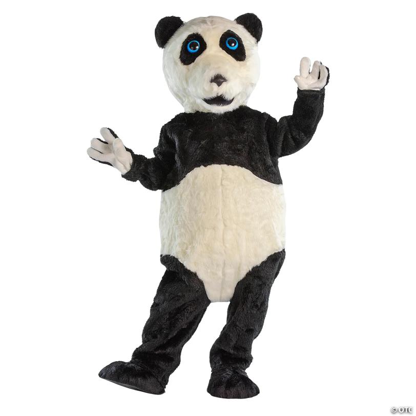 Adult Panda Bear Mascot Costume Image