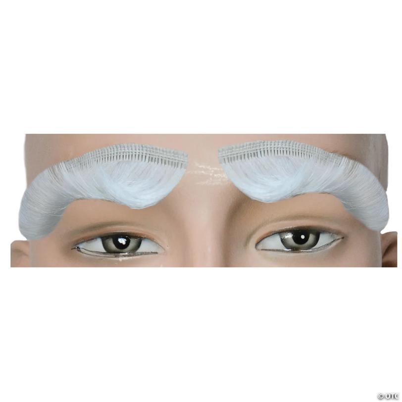 Adults Santa Eyebrows - White Image