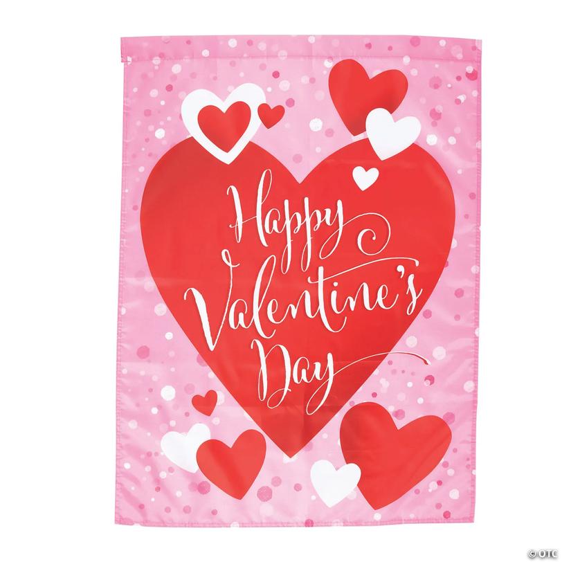 Valentine&amp;#8217;s Day Porch Flag Image