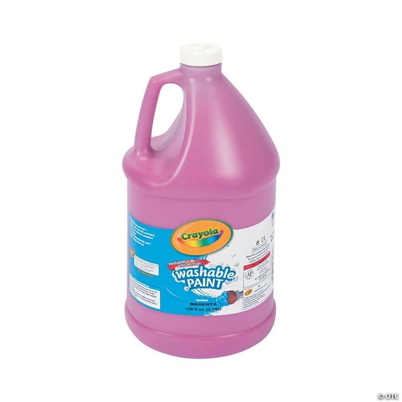 Gallon Crayola&amp;#174; Magenta Washable Paint Image