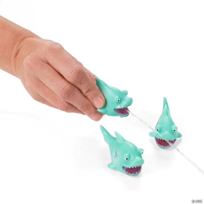 Mini Shark Squirt Toys - 12 Pc. Image