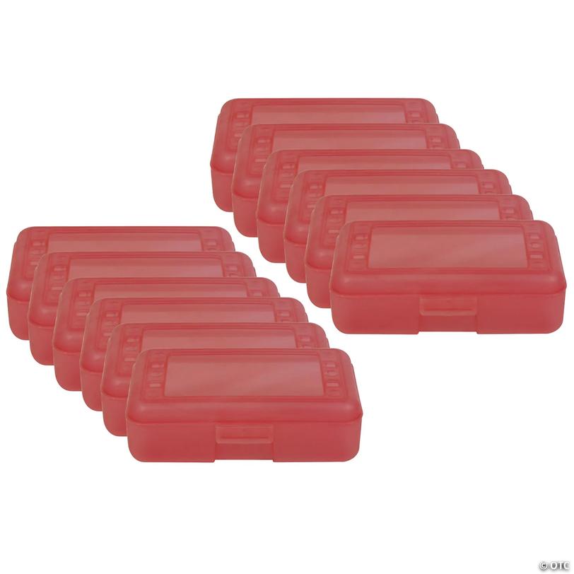 Romanoff Pencil Box, Strawberry, Pack of 12 Image