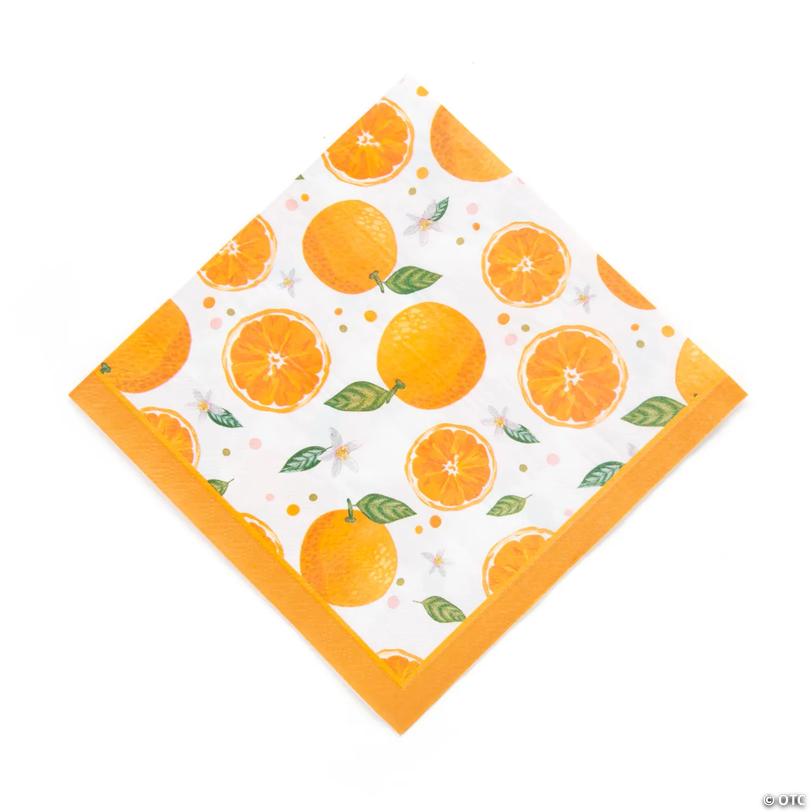 Little Clementine Luncheon Napkins - 16 Pc. Image