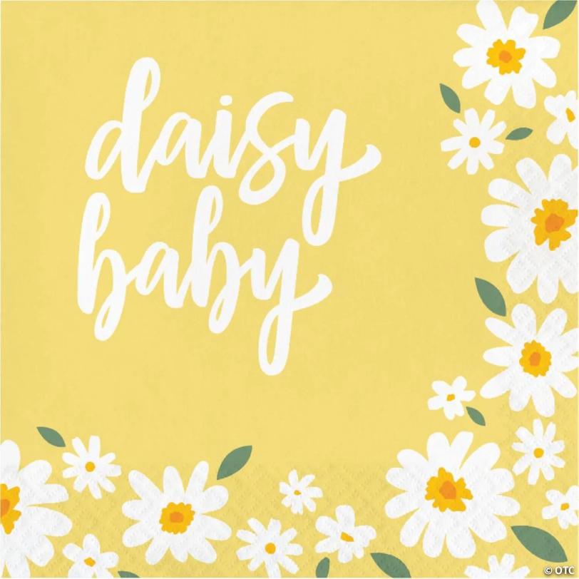 Sweet Daisy "Daisy Baby" Napkins, 48 ct Image