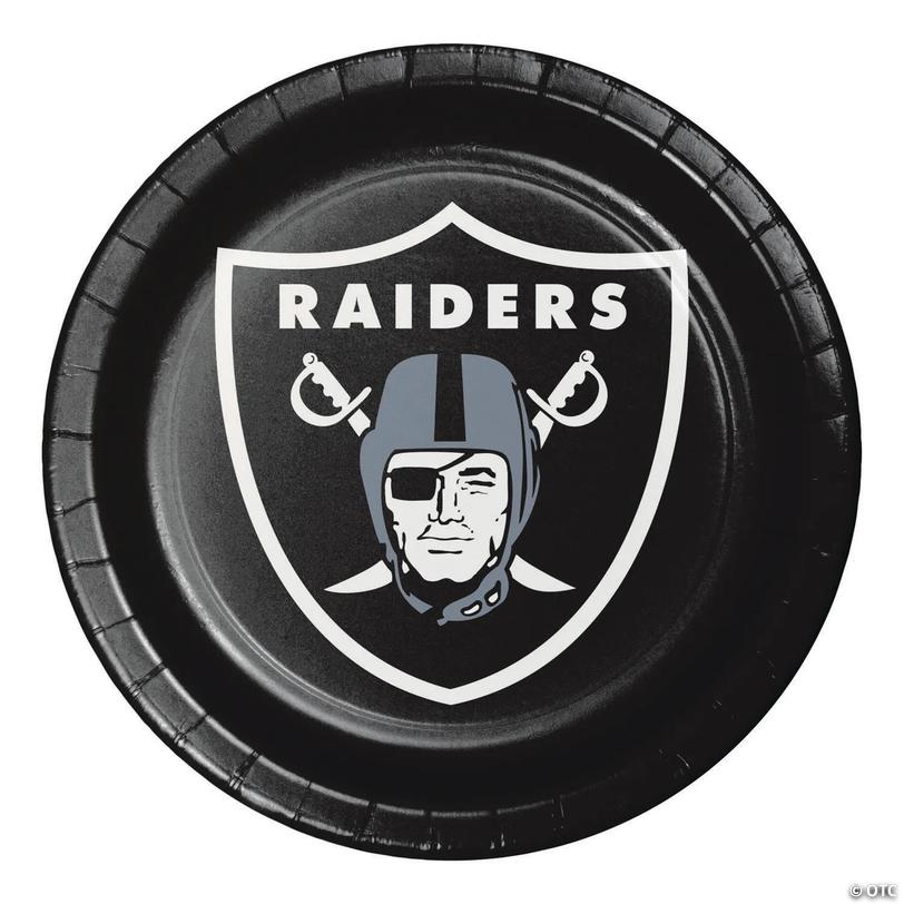 NFL Las Vegas Raiders Paper Plates - 24 Ct. Image