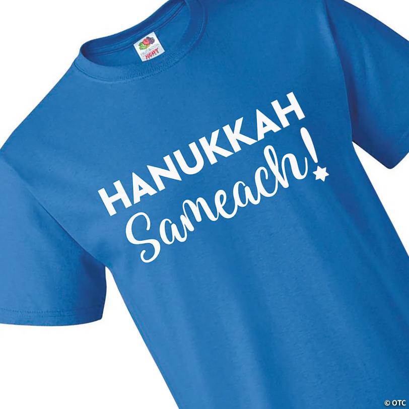Hanukkah Sameach Adult&amp;#8217;s T-Shirt Image