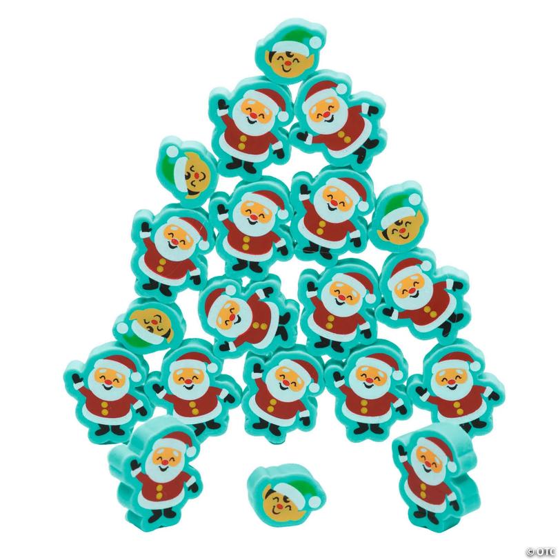 Stacking Santa &amp; Elves Christmas Game Set - 20 pc Image