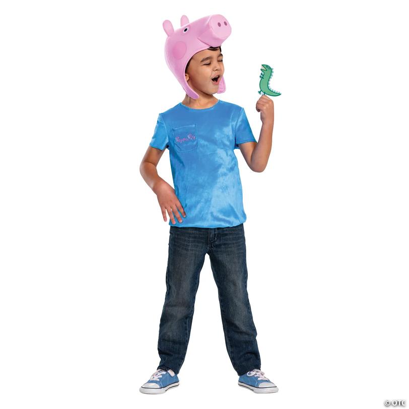 Toddler Classic Peppa Pig George Costume - Medium Image