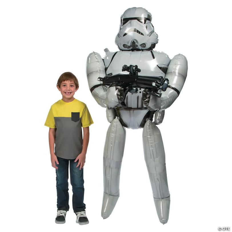 Stormtrooper&amp;#8482; Airwalkers&amp;#174; 70" Mylar Balloon Image