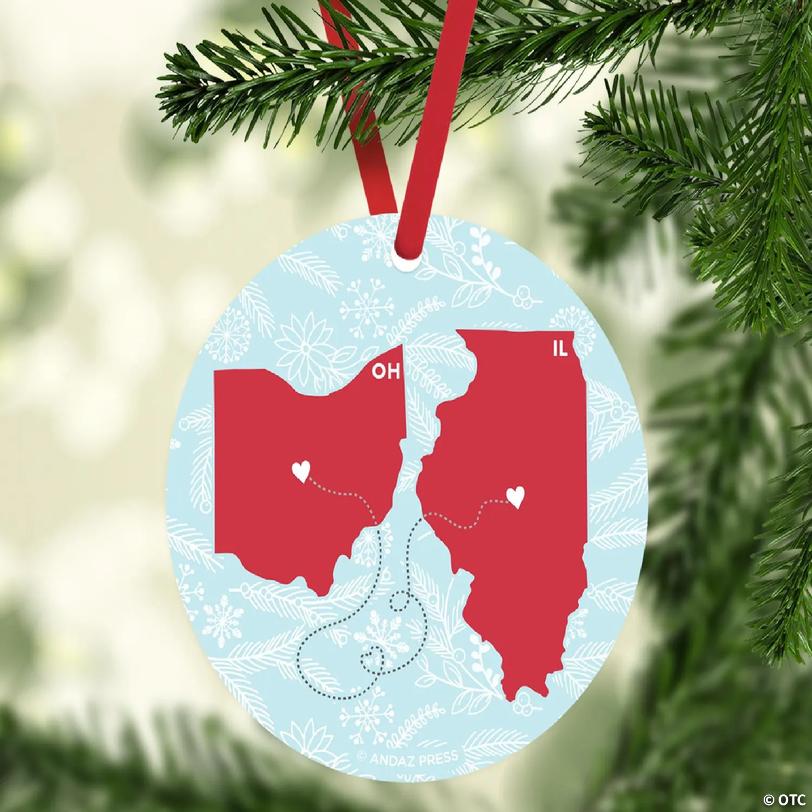 MDF Ornament Ohio and Illinois | Oriental Trading