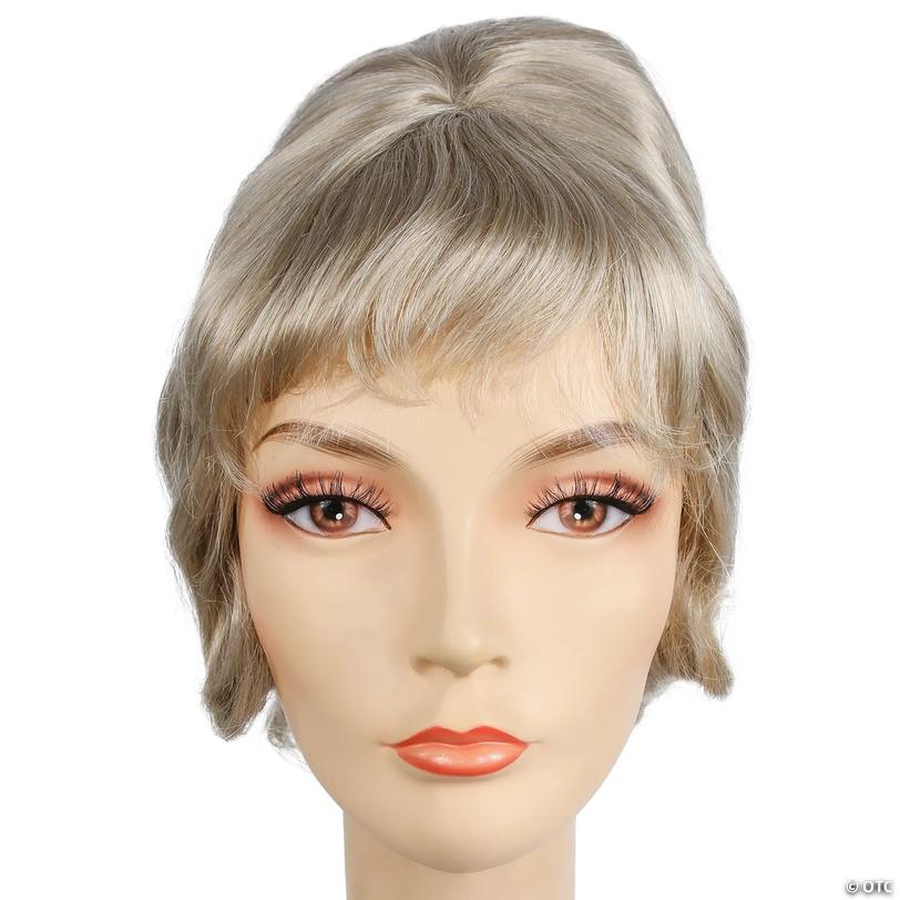 Women's Beehive Spit Curl with Bangs Wig - Champagne Blonde 22 Image