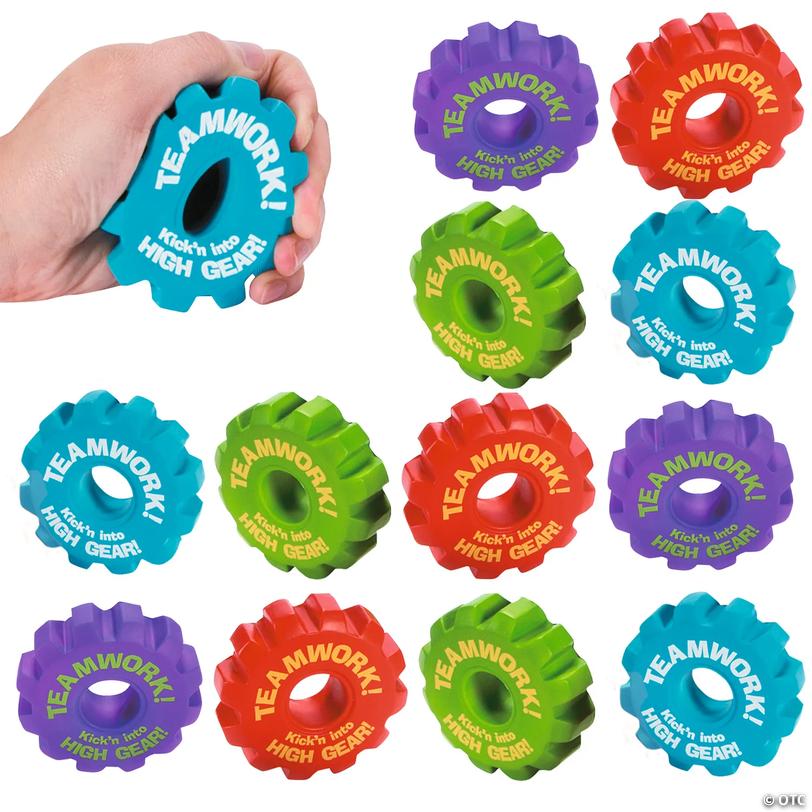 Gear Stress Toys - 12 Pc. Image