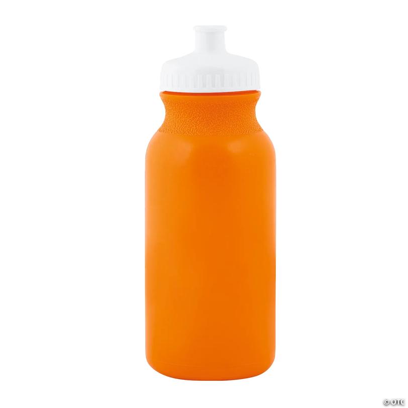20 oz. Bulk 50 Ct. Orange Plastic Water Bottles Image