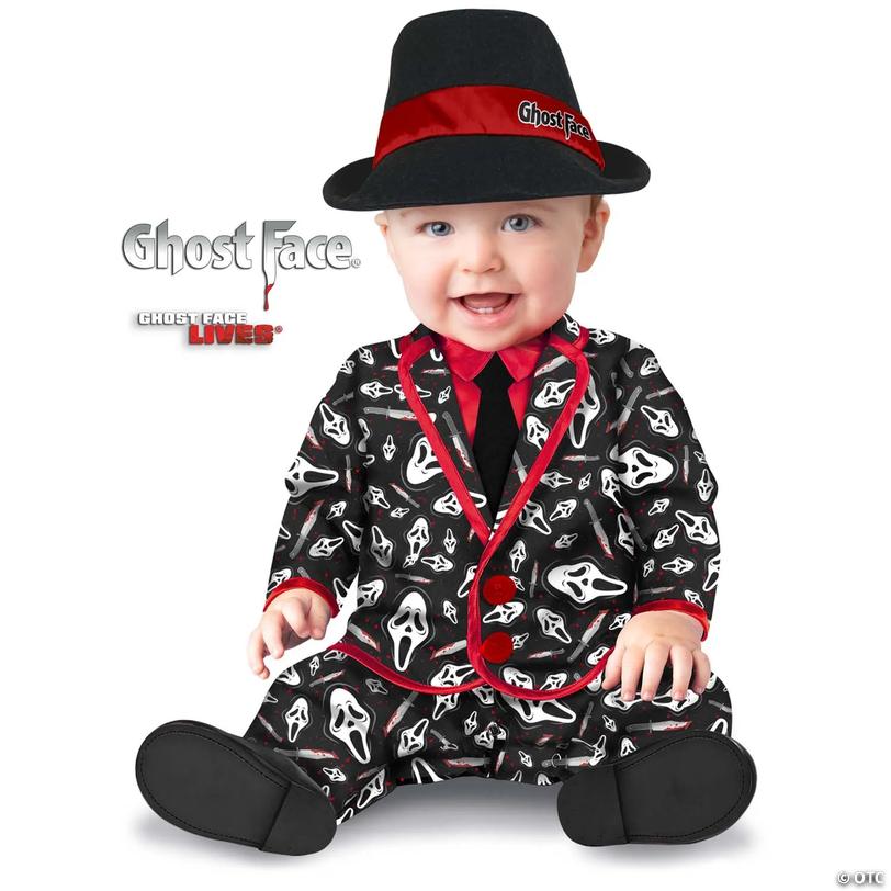 Toddler Scream&amp;#8482; Ghost Face&amp;#174; Party Suit Costume - Large 18-24 months Image