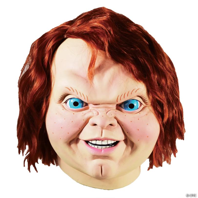 Adults Kids Play 2&amp;#8482; Chucky Overhead Latex Mask - One Size Image