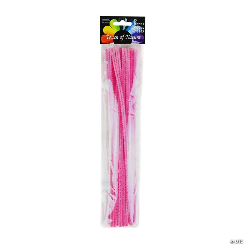 Touch of Nature<sup>&amp;#174;</sup> Pink Chenille Stems - 25 Pc. Image