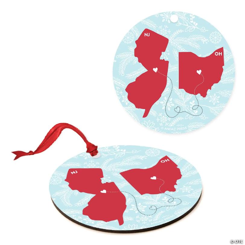 MDF Ornament Ohio and New Jersey | Oriental Trading
