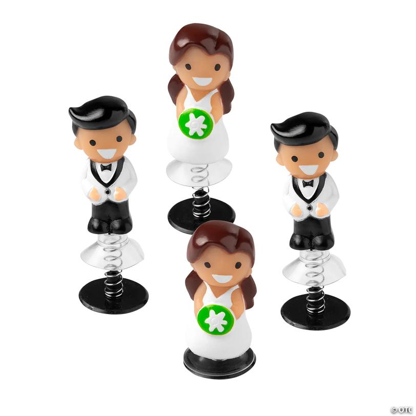 Bride &amp; Groom Wedding Toy Pop-Ups - 12 Pc. Image
