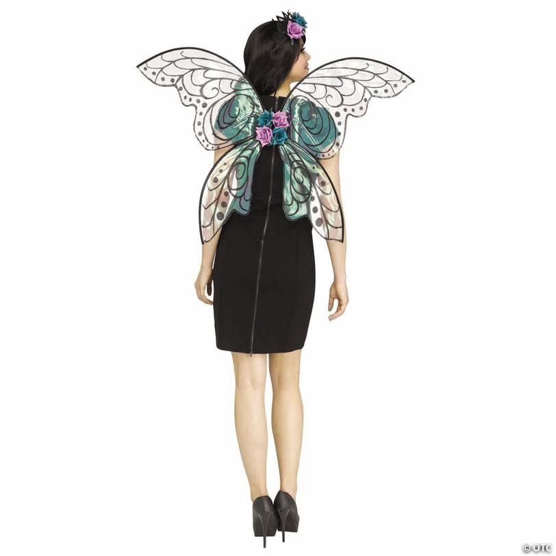 Adults Fantasy Fairy Sparkle Wings - One Size Image