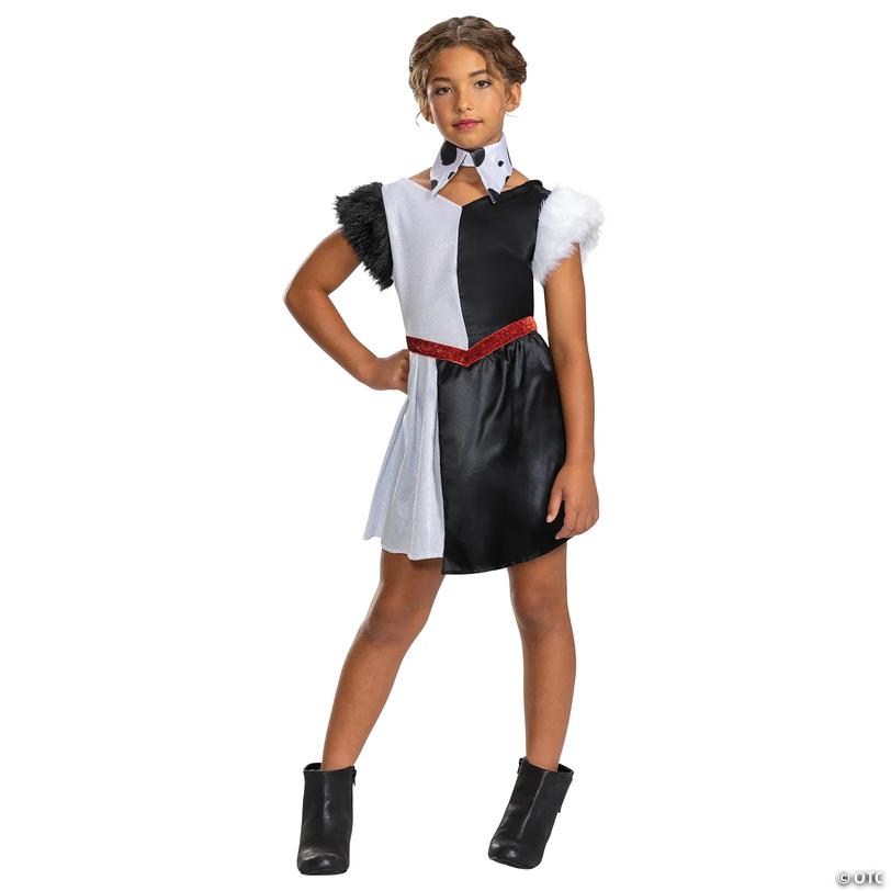 Kids Classic Disney Cruella Costume - Small 4-6 Image