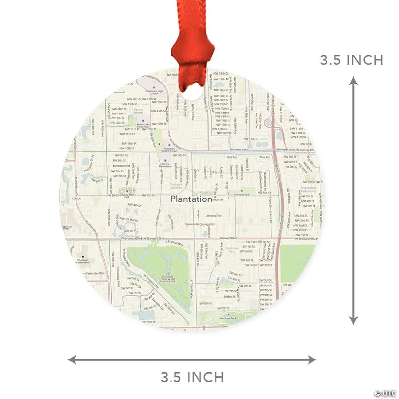 MDF Ornament Plantation Florida Map | Oriental Trading