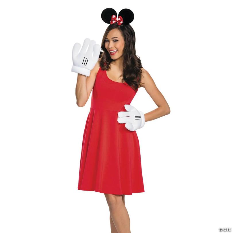 Adults Minnie Mouse Ears Gloves Kit Image
