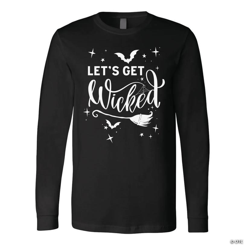 Let&amp;#8217;s Get Wicked Adult&amp;#8217;s T-Shirt - Large Image