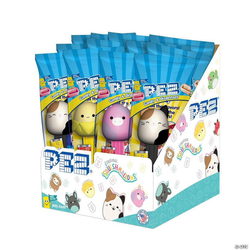 6.96 oz. Squishmallows&amp;#8482; Character PEZ<sup>&amp;#174;</sup> Hard Candy Dispensers &amp;#8211; 12 Pc. Image
