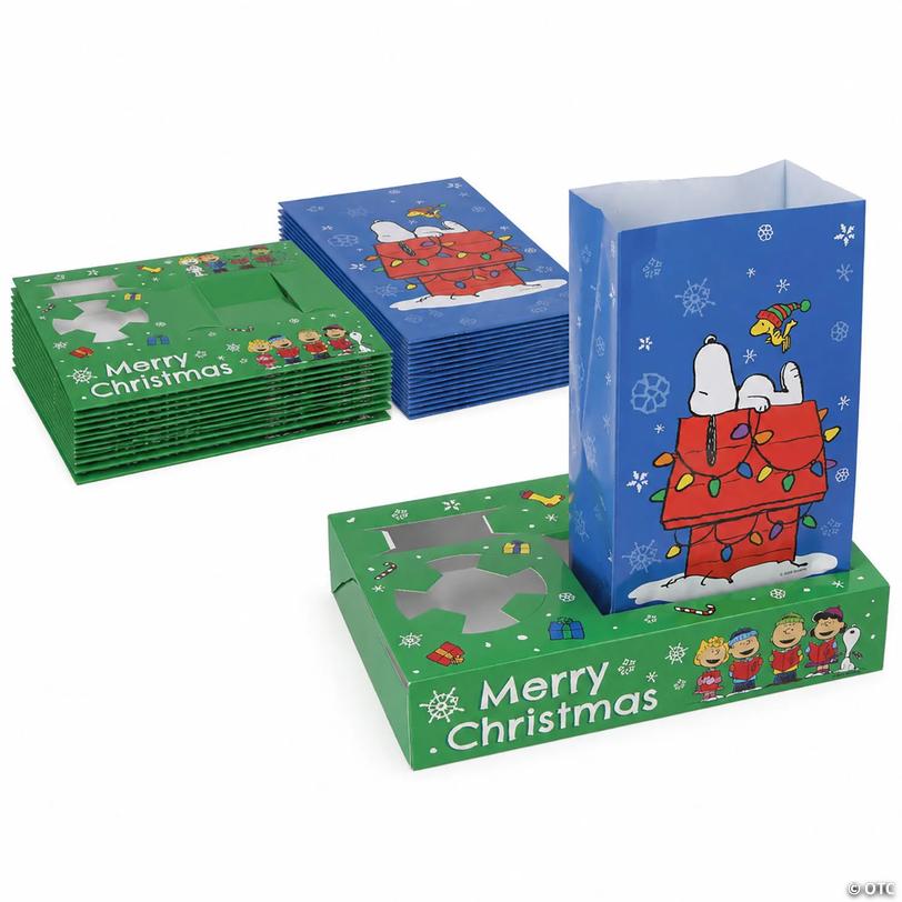 Peanuts<sup>&amp;#174;</sup> Christmas Movie Party Tray &amp; Bag Set for 24 Image