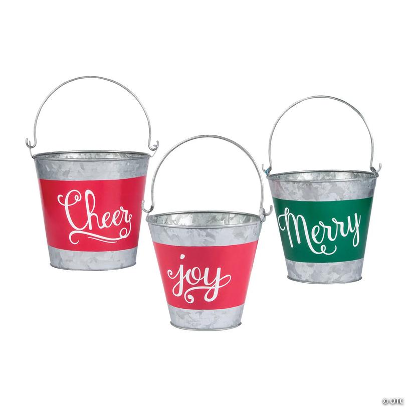 Holiday Handicraft Rustic Nesting Buckets - 3 pc Image