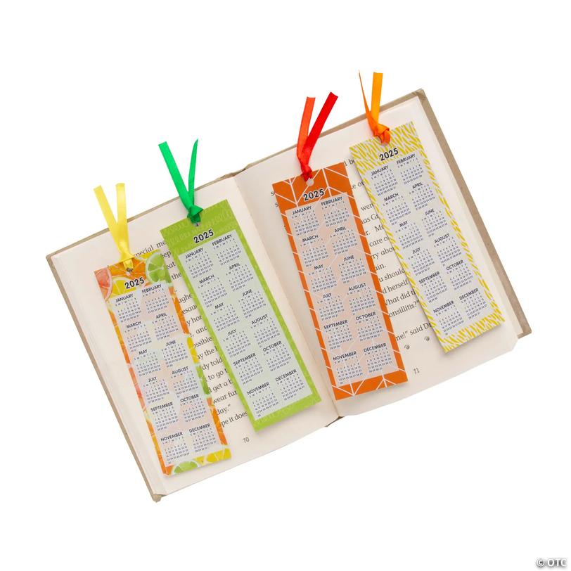 Bulk 2025 Everyday Calendar Bookmarks - 48 pc Image