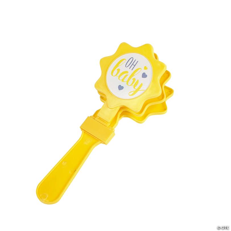 Baby Shower Rattle Clappers - 12 Pc. - Discontinued