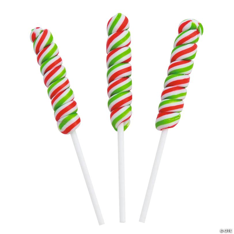 Holiday Twist Peppermint Lollipops - 7 oz, 12 pc Image