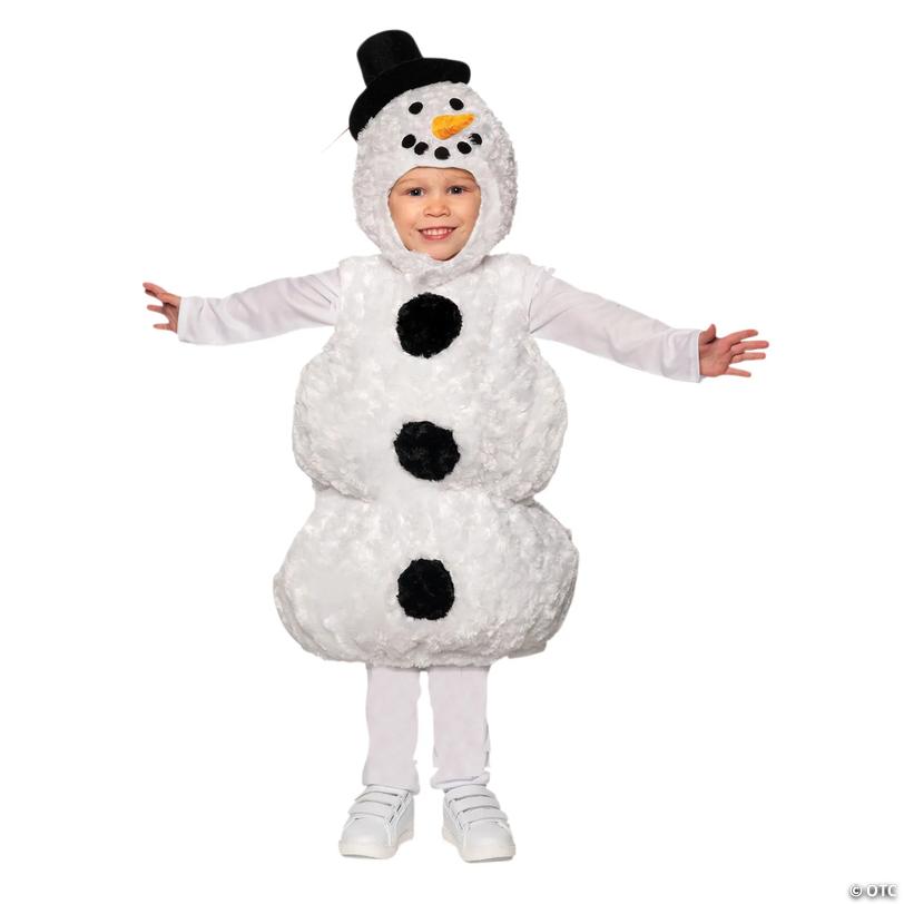 Underwraps Toddler Snowman Belly Costume Image