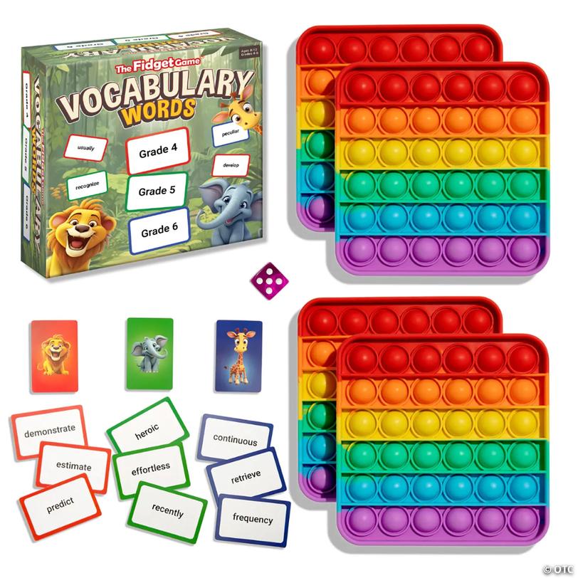 The Fidget Game Vocabulary Words Educational Game Image