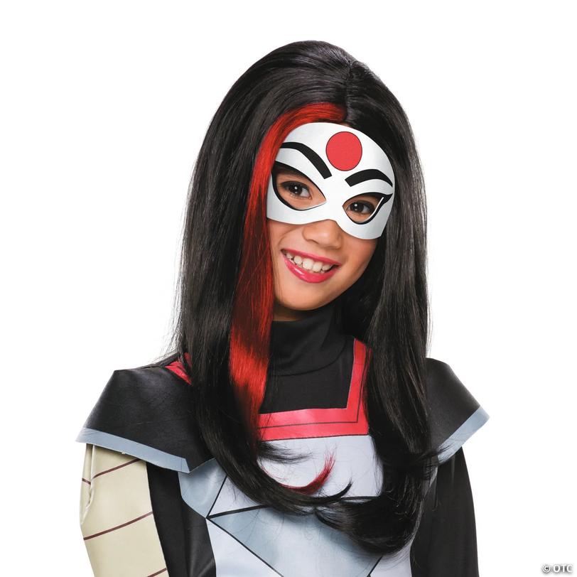 Girl's DC SuperHero Girls&amp;#8482; Katana Wig Image