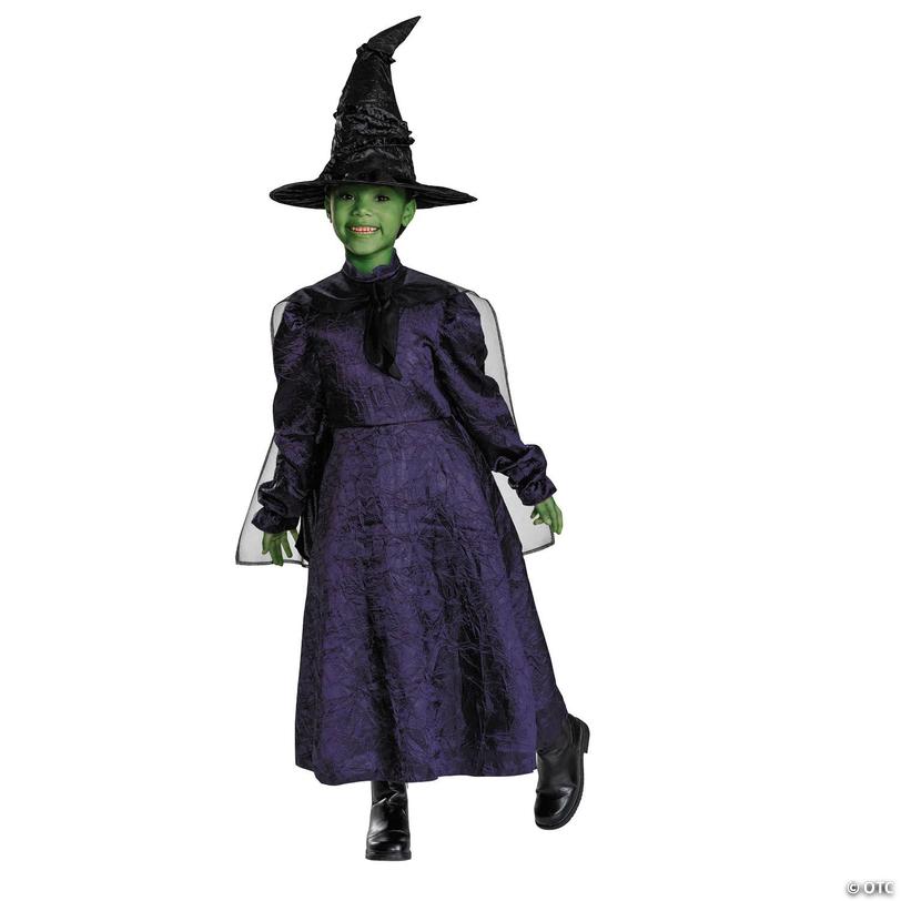 Kids Adaptive Wicked&amp;#8482; Elphaba Dress Costume - Large 10-12 Image
