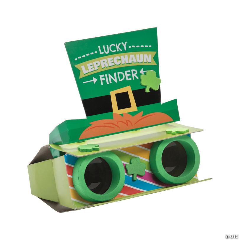 Lucky Leprechaun Binoculars Craft Kit - Makes 12 Image