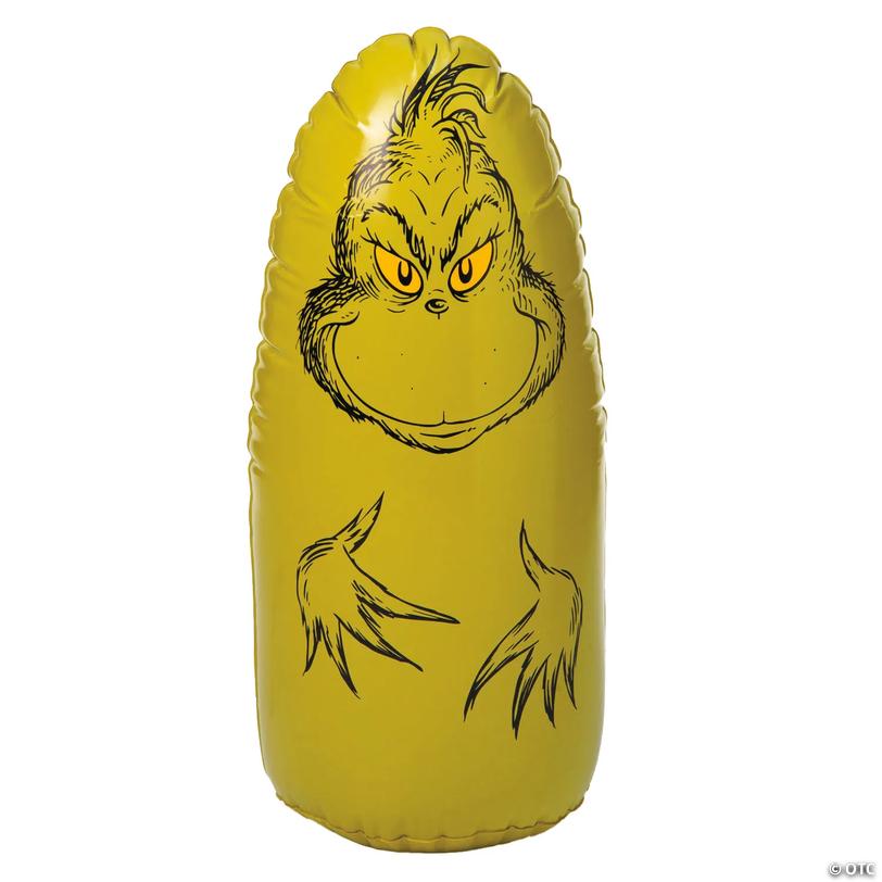 Inflatable Dr. Seuss&amp;#8482; The Grinch Green Punching Bag Image