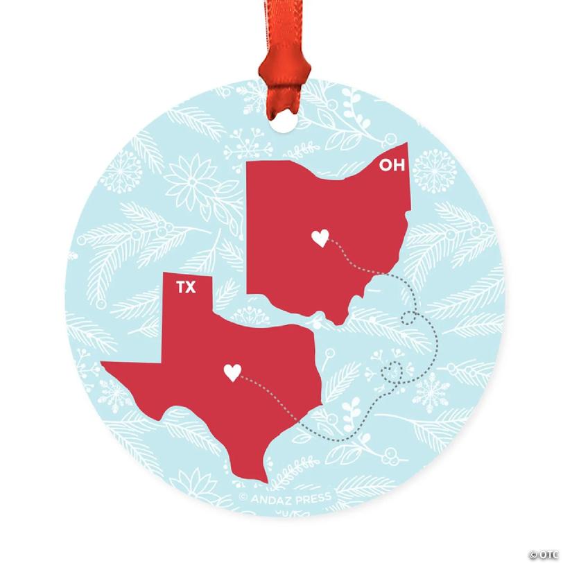 Wood MDF Ornament Long Texas and Ohio | Oriental Trading