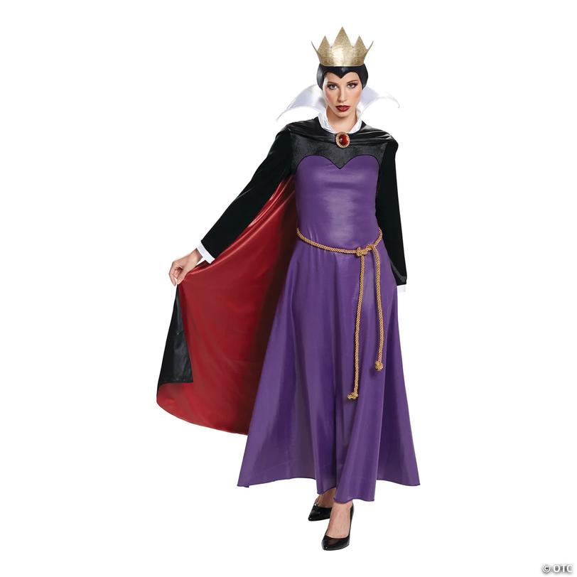 Women's Deluxe Disney&amp;#8217;s Snow White Evil Queen Costume &amp;#8211; Large Image