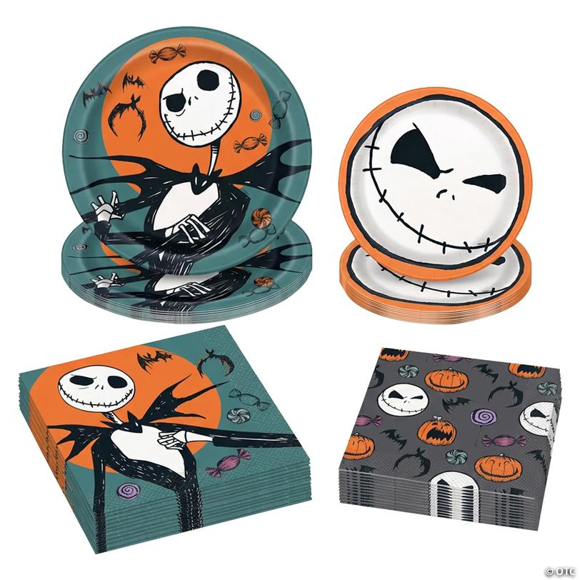 The Nightmare Before Christmas&amp;#8482; Party Disposable Tableware Kit for 8 Guests Image