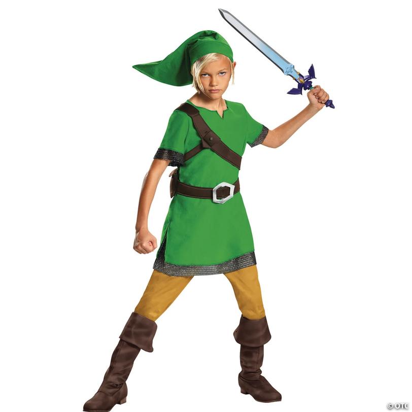 Boy's Classic Legend of Zelda&amp;#8482; Link Costume - Large 10-12 Image
