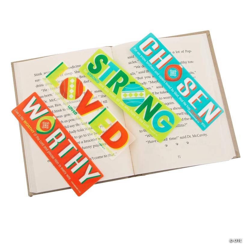 Religious Christmas Sayings Bookmarks - 24 pc Image