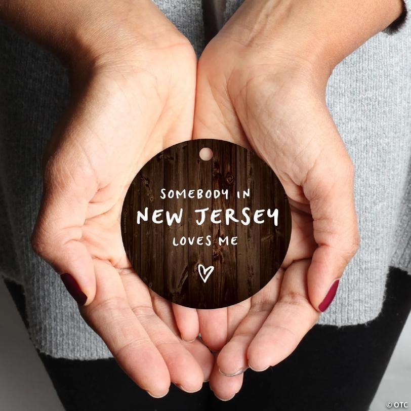 MDF Ornament in New Jersey Loves Me | Oriental Trading