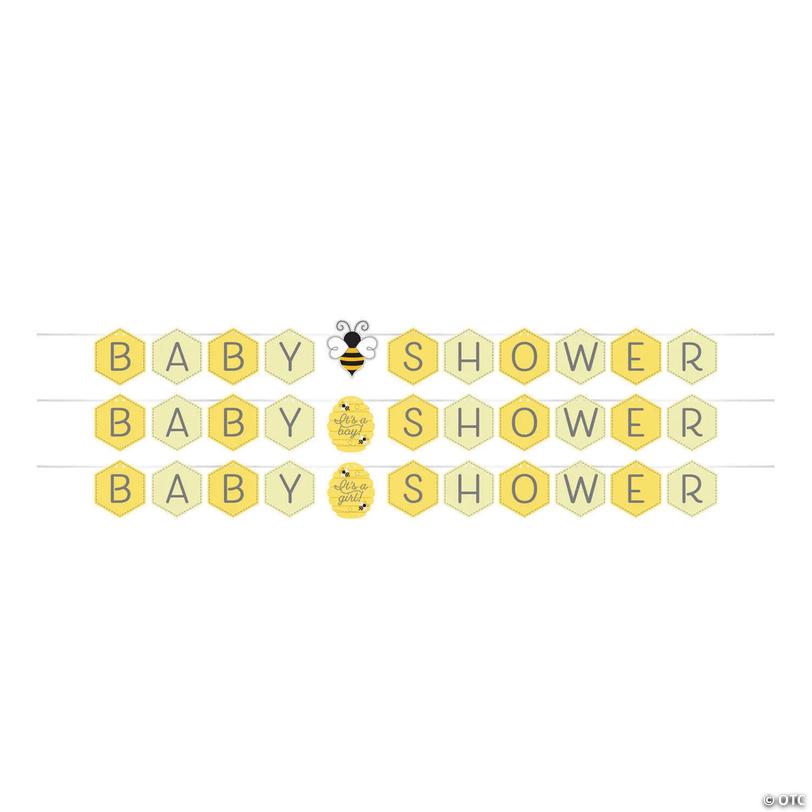 Bumblebee Baby Shower Garland Image